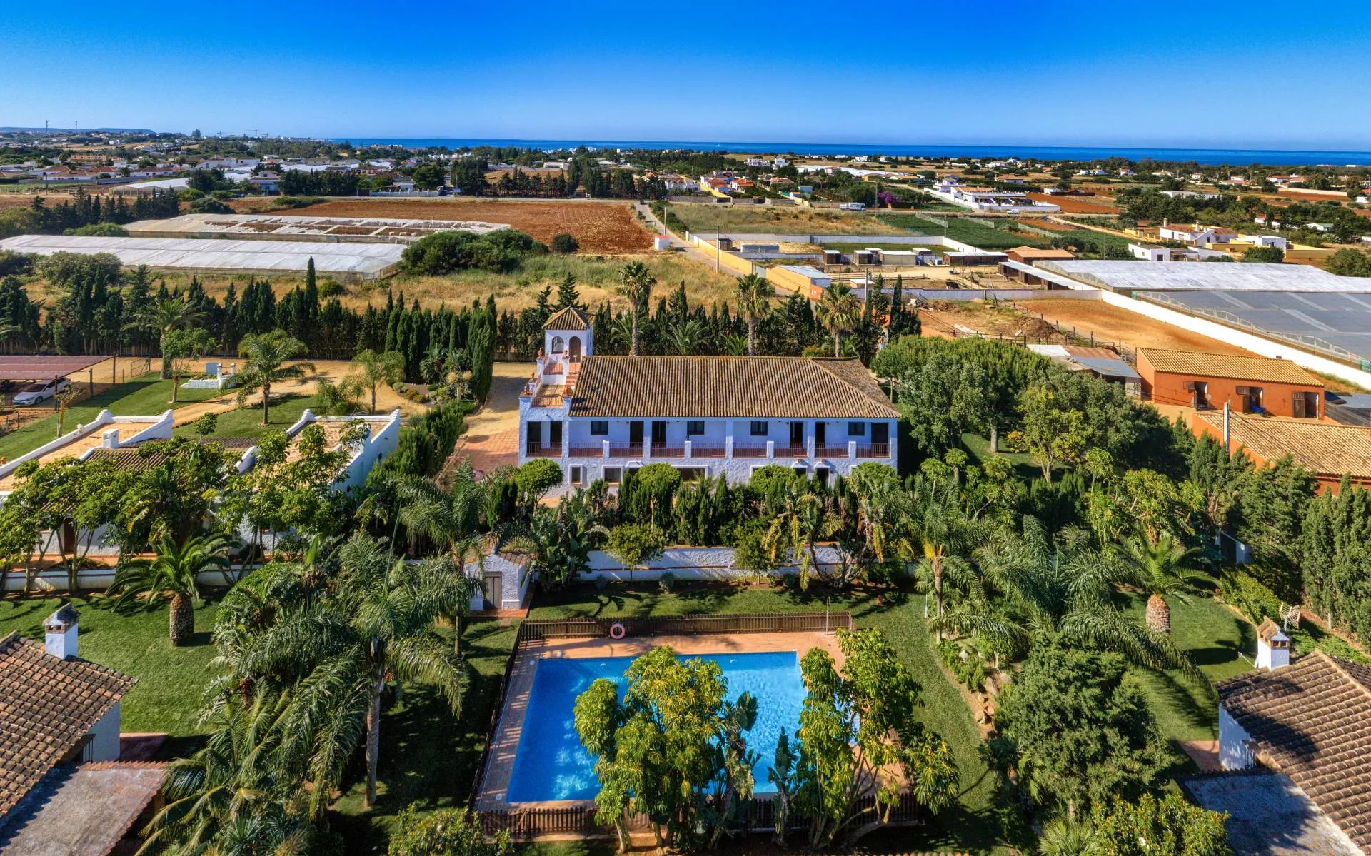 Aerial view of Hacienda Roche Viejo
